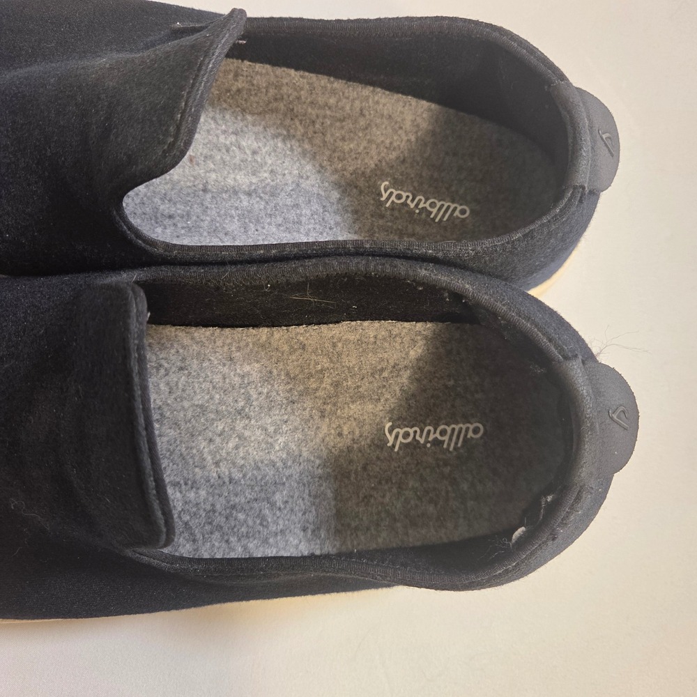 Allbirds Wool Loungers Mens Size 12 Black Slip On Sneakers Walking Shoes - Picture 7 of 10